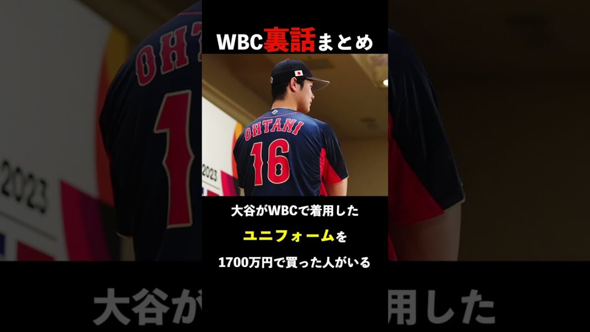 WBC Inside Story Summary Otani #shorts #Shohei Otani