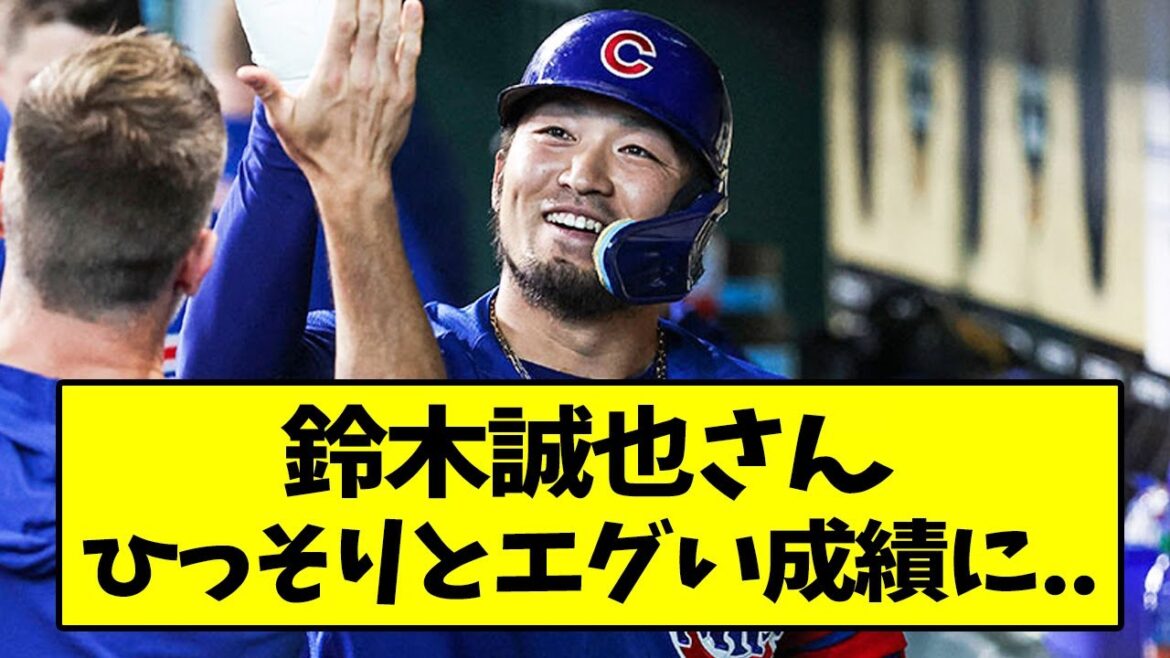 Mr. Seiya Suzuki, quietly with harsh grades...[What J reaction]