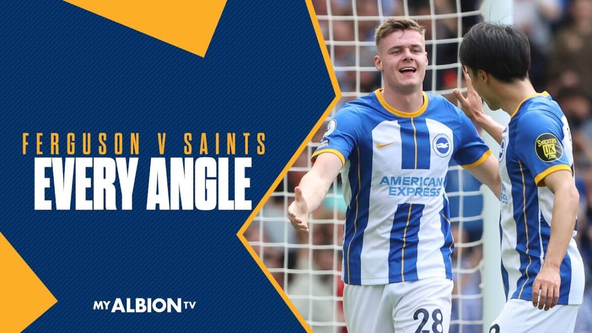 Every Angle: Mitoma's INSANE Pass Sets Up Ferguson's Second