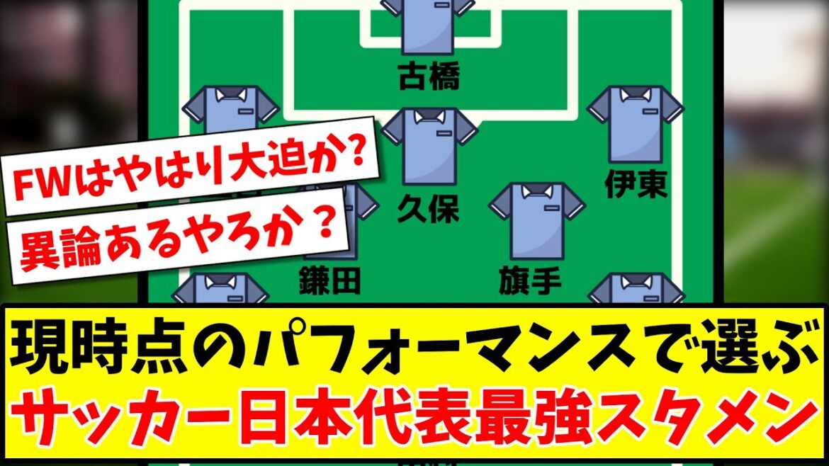 [Is there an objection?  ]Here is the strongest starting member of the Japanese national soccer team selected by the performance at the moment w[2ch reaction][Soccer thread]