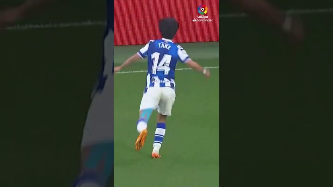 He is... TAKE KUBO! 😍 💥  #shorts #laligasantander #realsociedad #udalmería #kubo