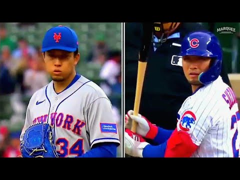 Kodai Senga vs Seiya Suzuki first duel in MLB 2023 Kodai Senga vs Seiya Suzuki first duel in MLB 2023
