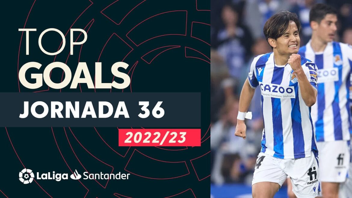 LaLiga TOP 5 Goals Matchday 36 LaLiga Santander 2022/2023