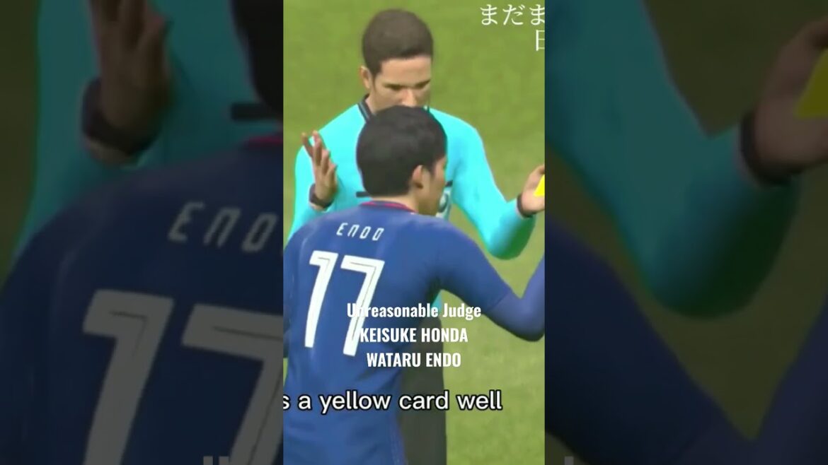 Unreasonable Judgment Keisuke Honda and Wataru Endo