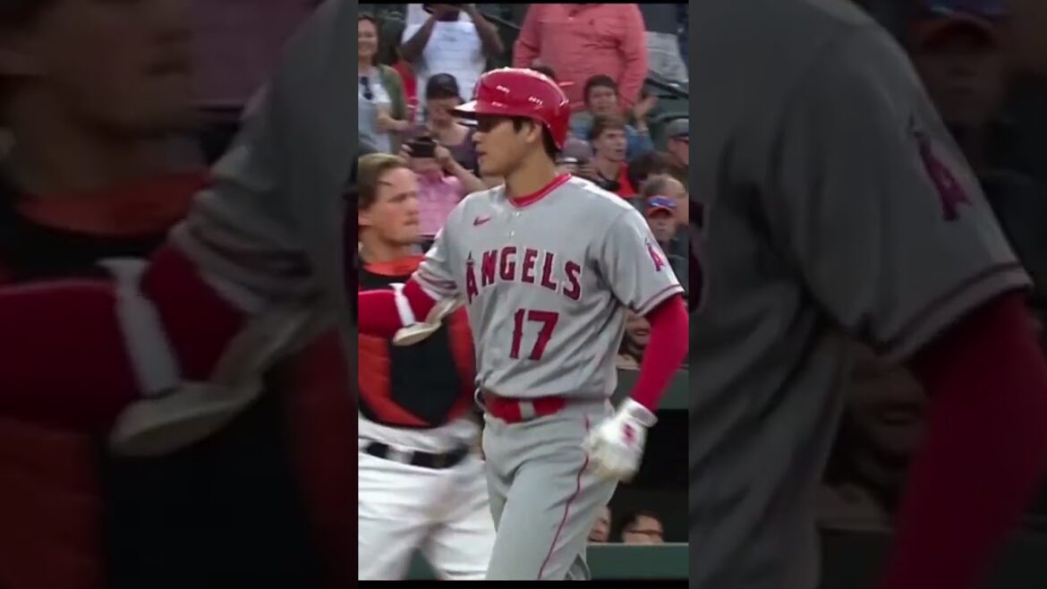 Shohei Ohtani gives fans a show they've never seen before#shorts #mlb#shoheiohtani
