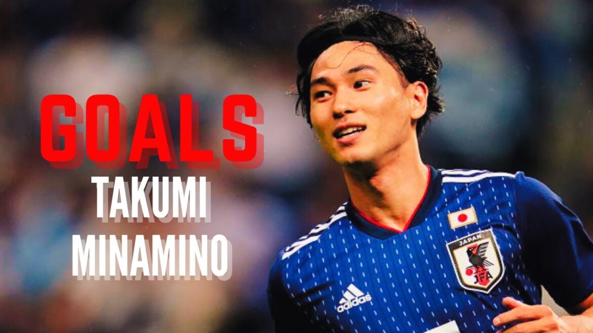 Japan national team All Goals of Takumi Minamino