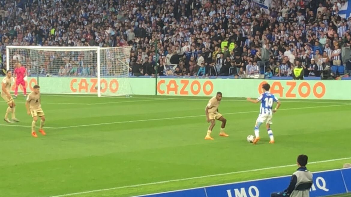 I watched Takefusa Kubo's Gorasso against Almeria on site.