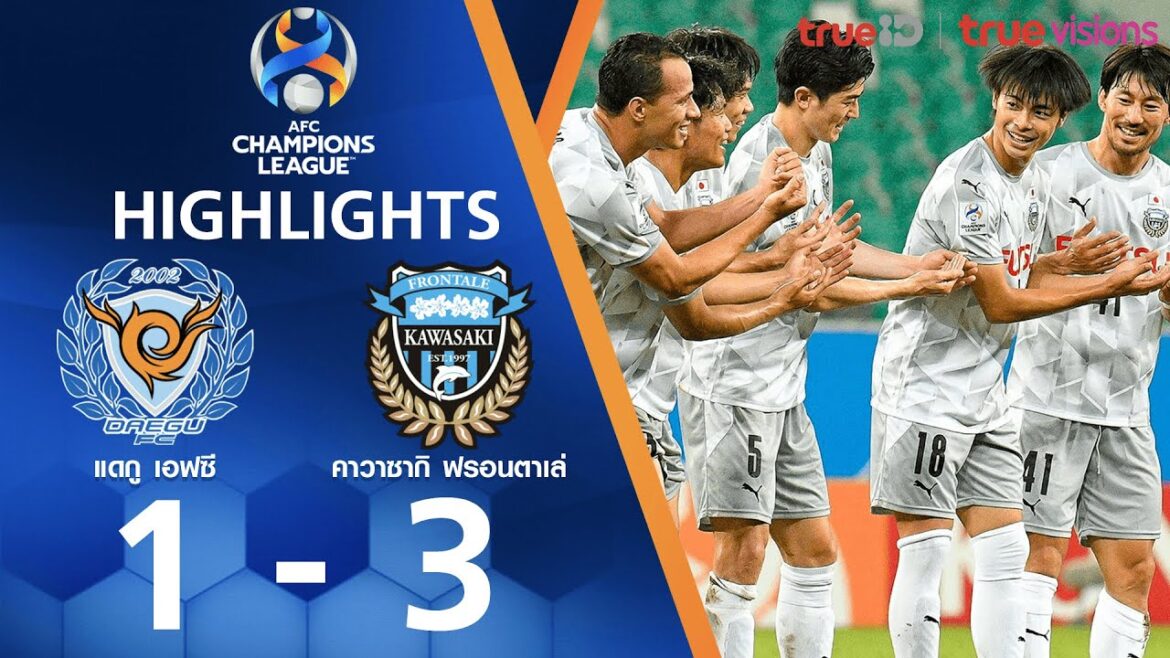 AFC Champions League 2021 Group Stage Daegu FC vs Kawasaki Frontale