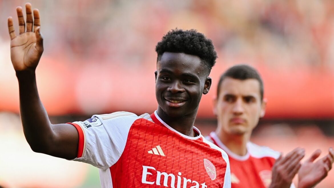 Arsenal players thank supporters on 2022/23 lap of appreciation Arsenal players thank supporters on 2022/23 lap of appreciation