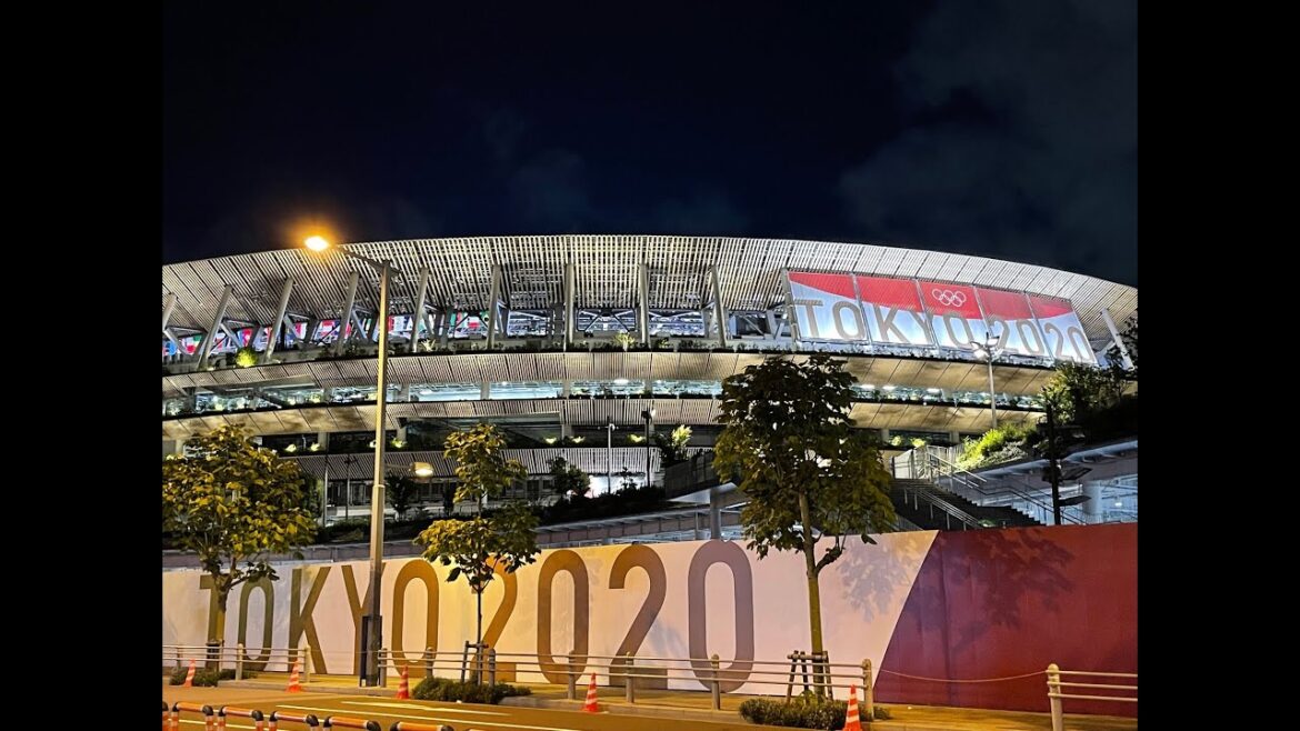 Tokyo 2020 Olympics "National Stadium"[4K]
