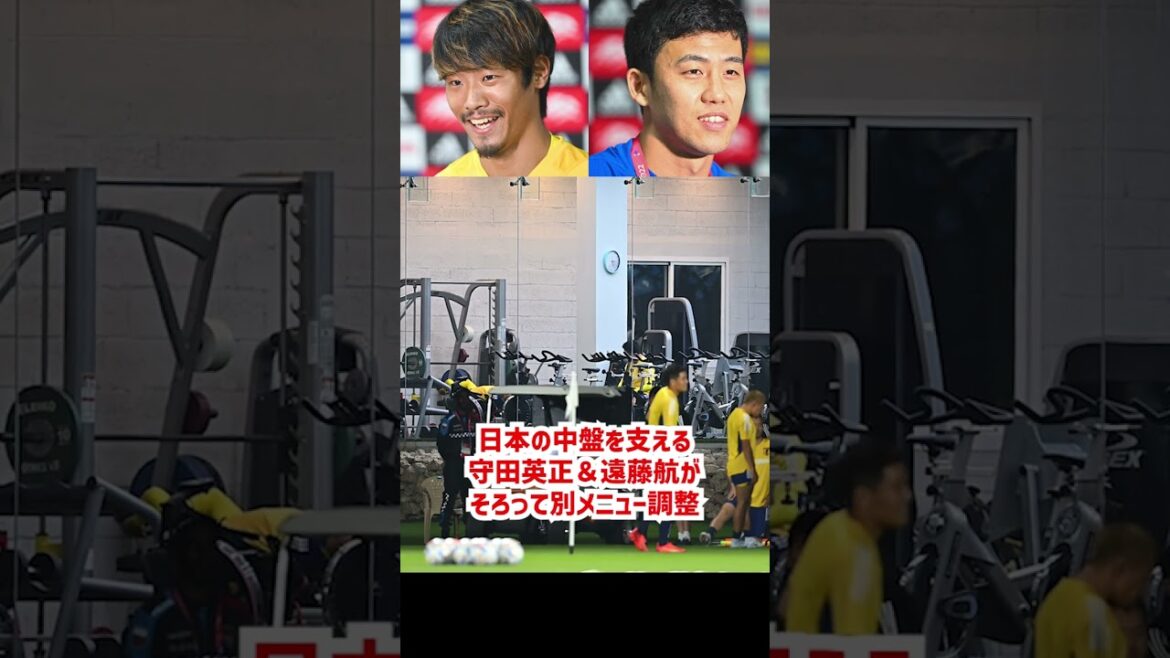 Hidemasa Morita and Wataru Endo, who coordinated a different menu for the Japanese national team #shorts