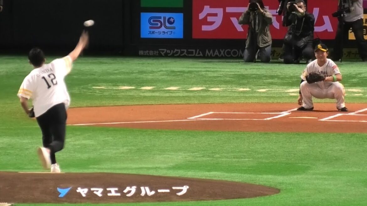 -2023.05.30-[NPB]Ceremonial Pitch #Shimizu S-Pulse GK #Shuichi Gonda pitches! Fukuoka Softbank Hawks (vs Chunichi)
