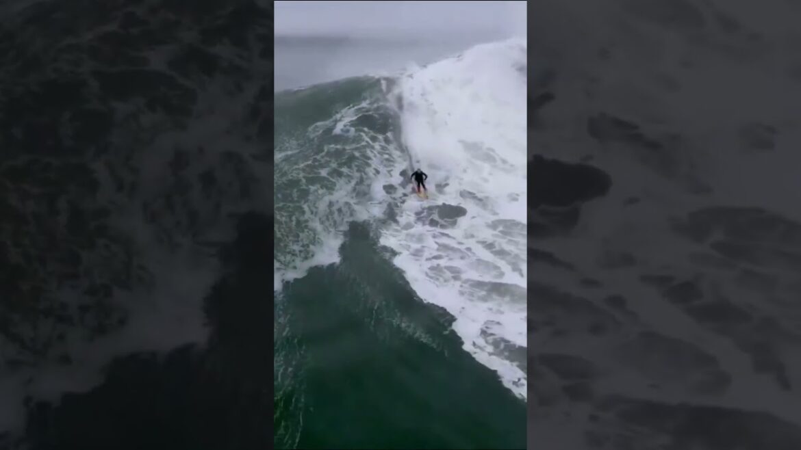 Wait… is he skiiing on water? 🤯😍 Wait... is he skiiing on water? 🤯😍