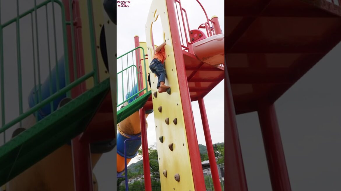3 years old bouldering #play equipment #olympic competition #shorts