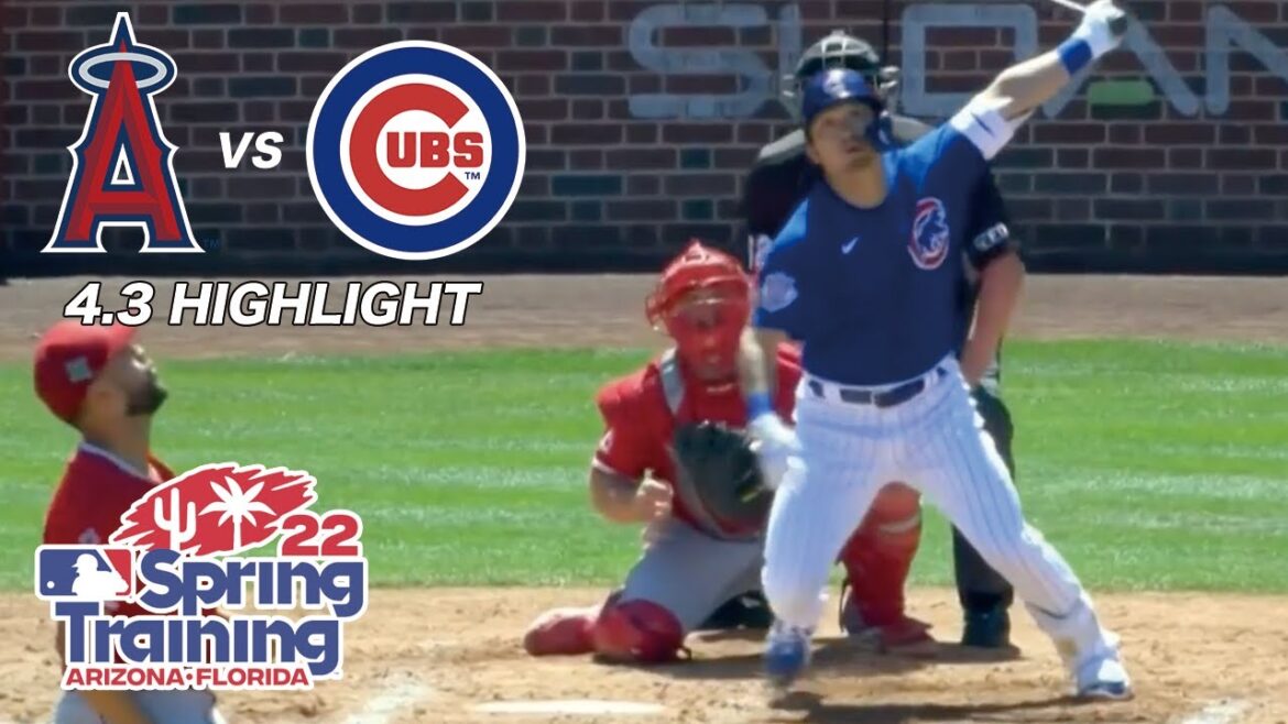 [MLB Spring Training]Highlights of the Angels vs. Cubs match - Seiya Suzuki hits his second homer in the opening match -