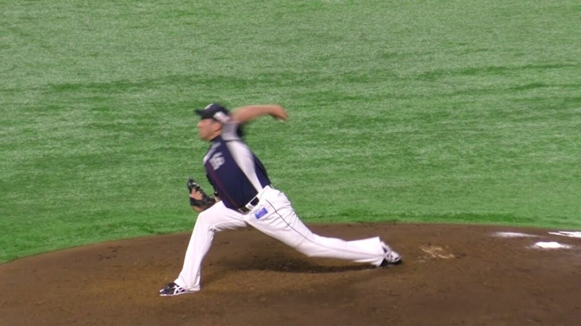 Slow motion) Seibu Lions Yusei Kikuchi pitching form 2018.3.7 Slow motion) Seibu Lions Yusei Kikuchi pitching form 2018.3.7