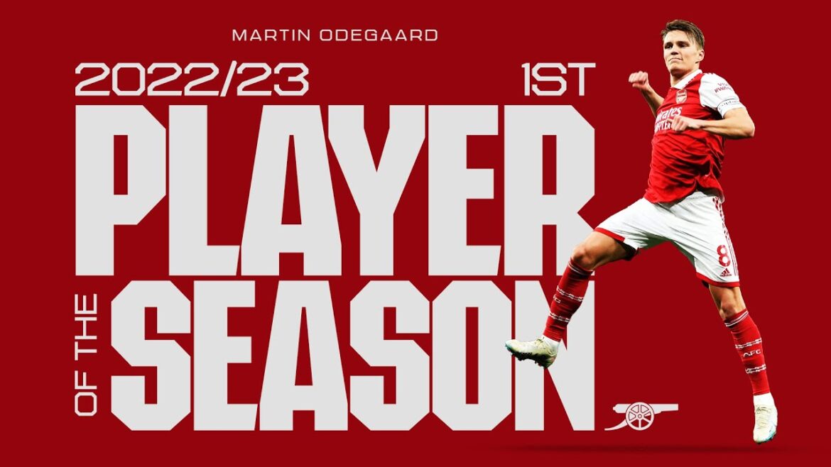 Arsenal 2022/23 men’s Player of the season | First place: Martin Odegaard Arsenal 2022/23 men's Player of the season | First place: Martin Odegaard