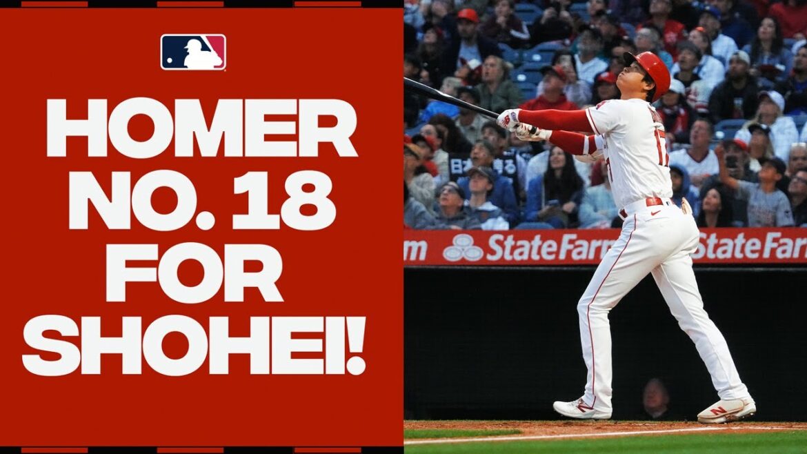 Shohei Ohtani GOES YARD for the 18th time this year!