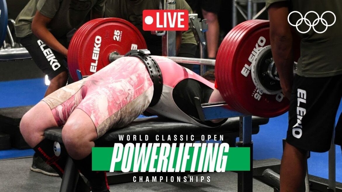 🔴 LIVE Powerlifting World Classic Open Championships | Men's 66kg Group B