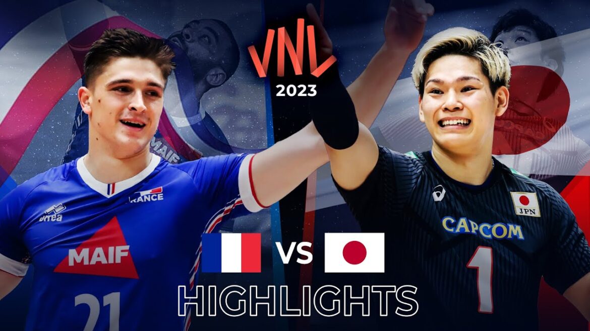 JAPAN vs FRANCE | Highlights | Men's VNL 2023