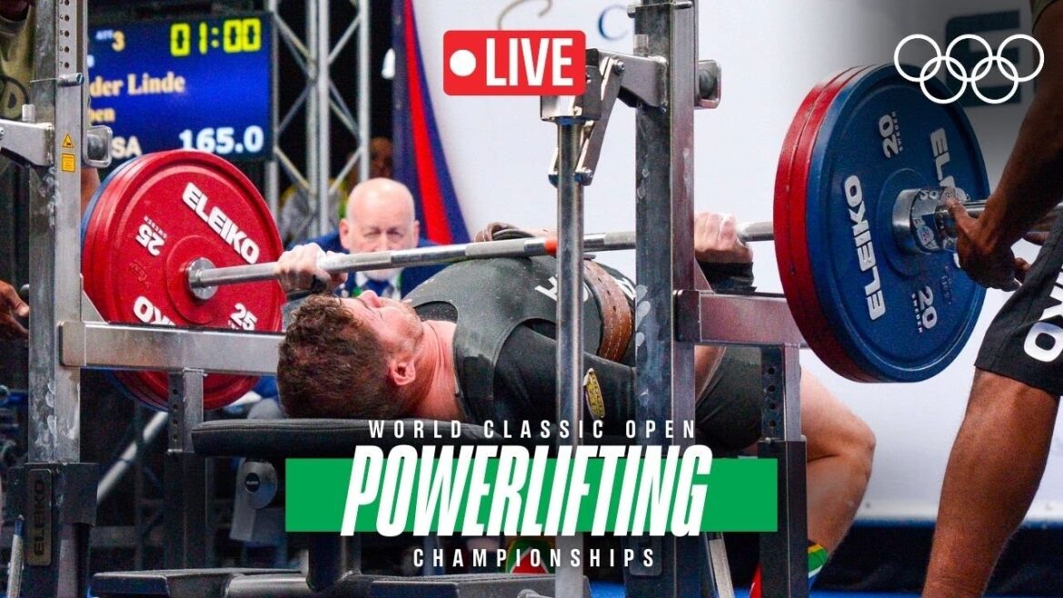 🔴 LIVE Powerlifting World Classic Open Championships | Men's 93kg Group B