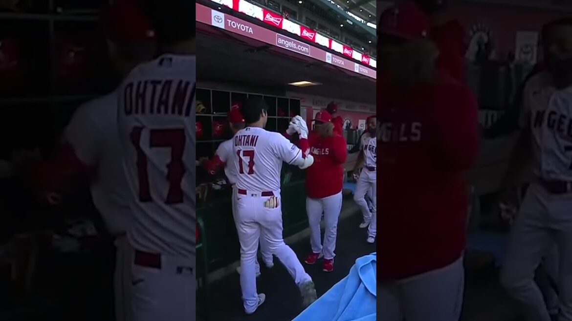 Shohei's handshake game is on point.