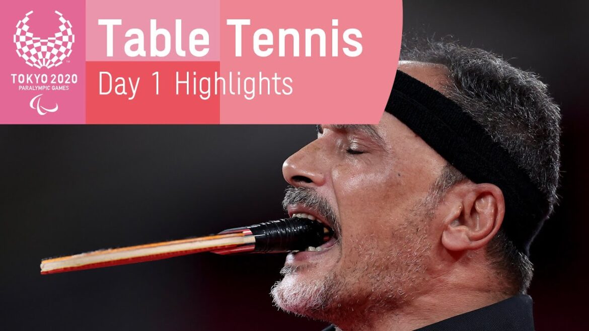 Table Tennis Highlights | Day 1 | Tokyo 2020 Paralympic Games Table Tennis Highlights | Day 1 | Tokyo 2020 Paralympic Games