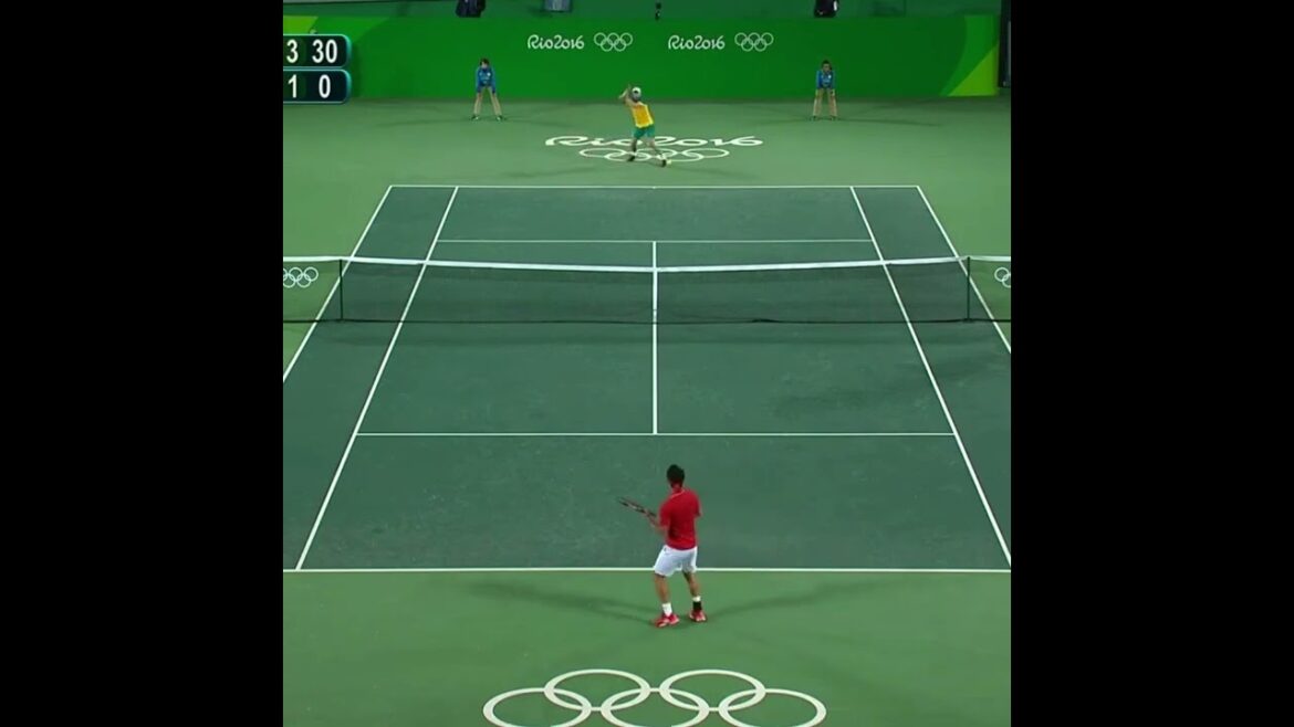 Kei Nishikori Drop Shot Rio Olympics 2016 / Kei Nishikori Rio Olympics