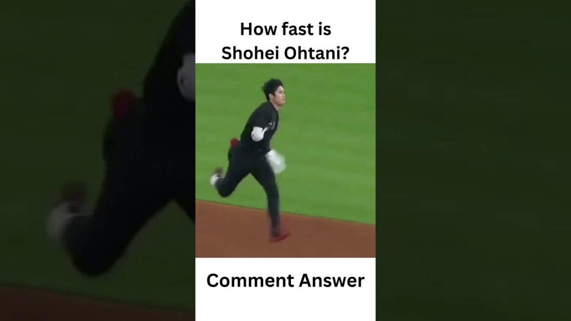 SHOHEI OHTANI IS FAST AF!