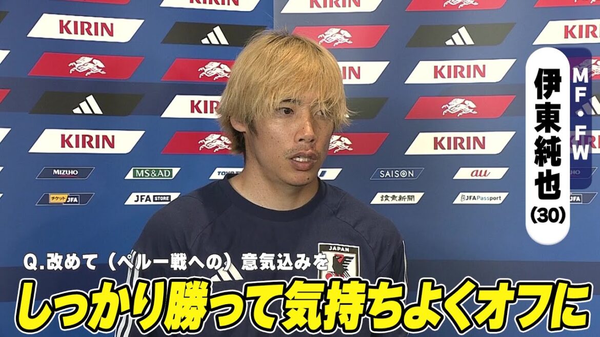 [Japan National Soccer Team]Junya Ito's final game of the season "I want to win well and enter the off-season comfortably"