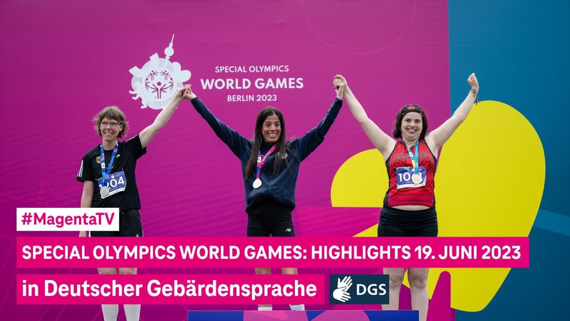 Highlights June 19 in Sign Language | Special Olympics World Games #Berlin2023 | MagentaTV Highlights June 19 in Sign Language | Special Olympics World Games #Berlin2023 | MagentaTV
