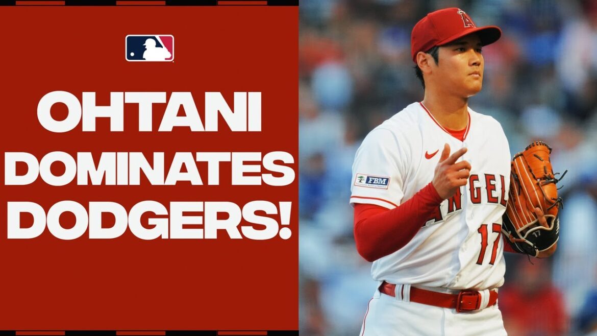Shohei Ohtani strikes out TWELVE in first EVER outing vs. the crosstown rival Dodgers!!