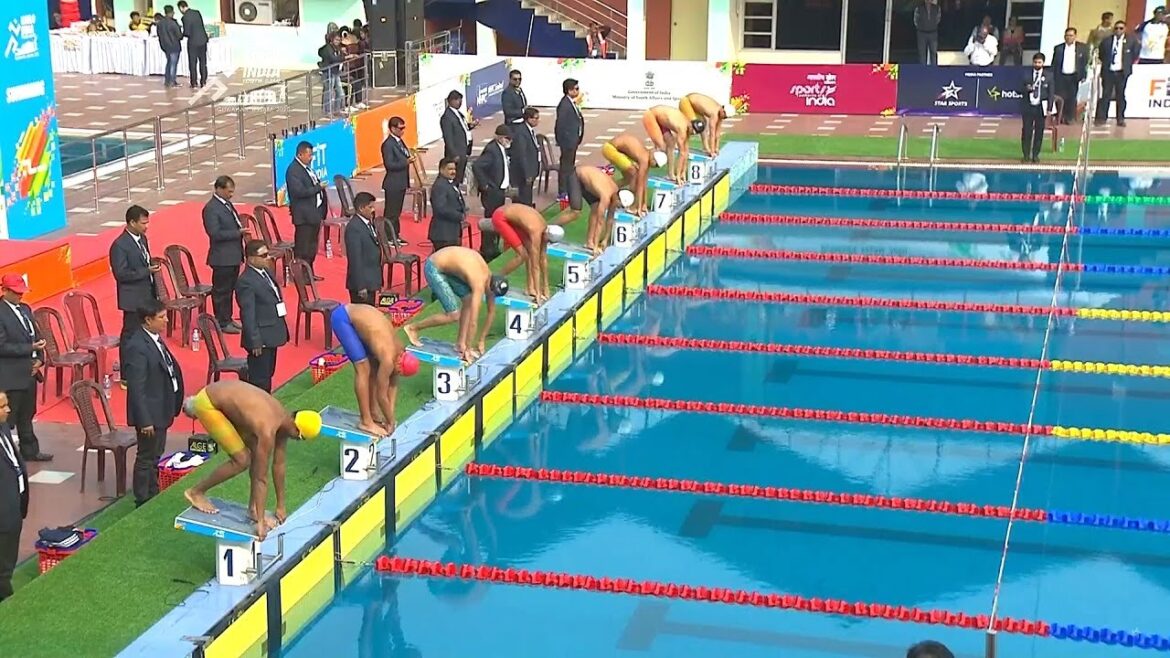 Swimming 400M Freestyle Under 17 Boys | Khelo India Youth Games 2020 Swimming 400M Freestyle Under 17 Boys | Khelo India Youth Games 2020
