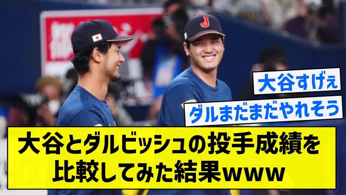 [Cy Young]The result of comparing the pitcher performance of Otani and Darvish www[5ch summary]