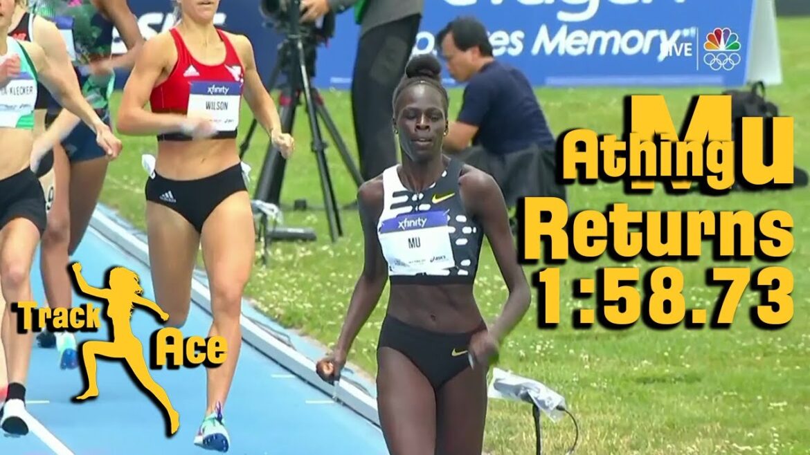 Athing Mu (1:58.73) Wins Her 1st Race of the Season in 800m at NY Grand Prix (Jun. 24, 2023)