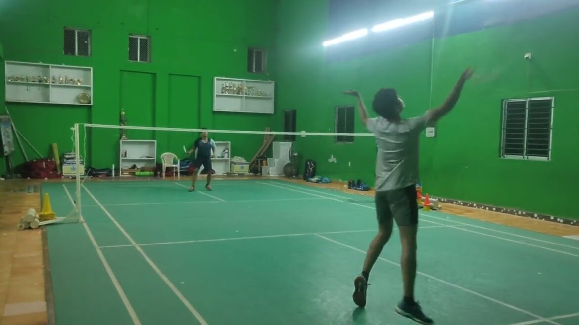 PracticeMatch 🏸between State players(Chandranshu Triparthy and RiturajBehera)#leechongwei#badminton