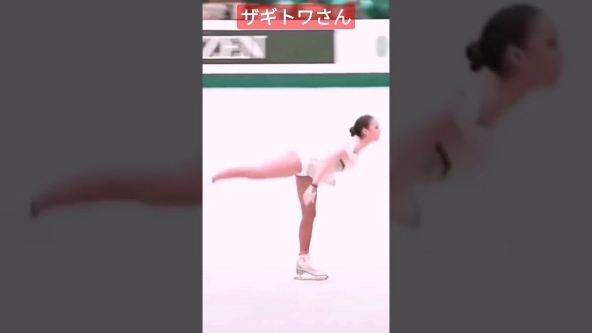 (Search) Pyeongchang Olympic gold medalist, Zagitova's jump.