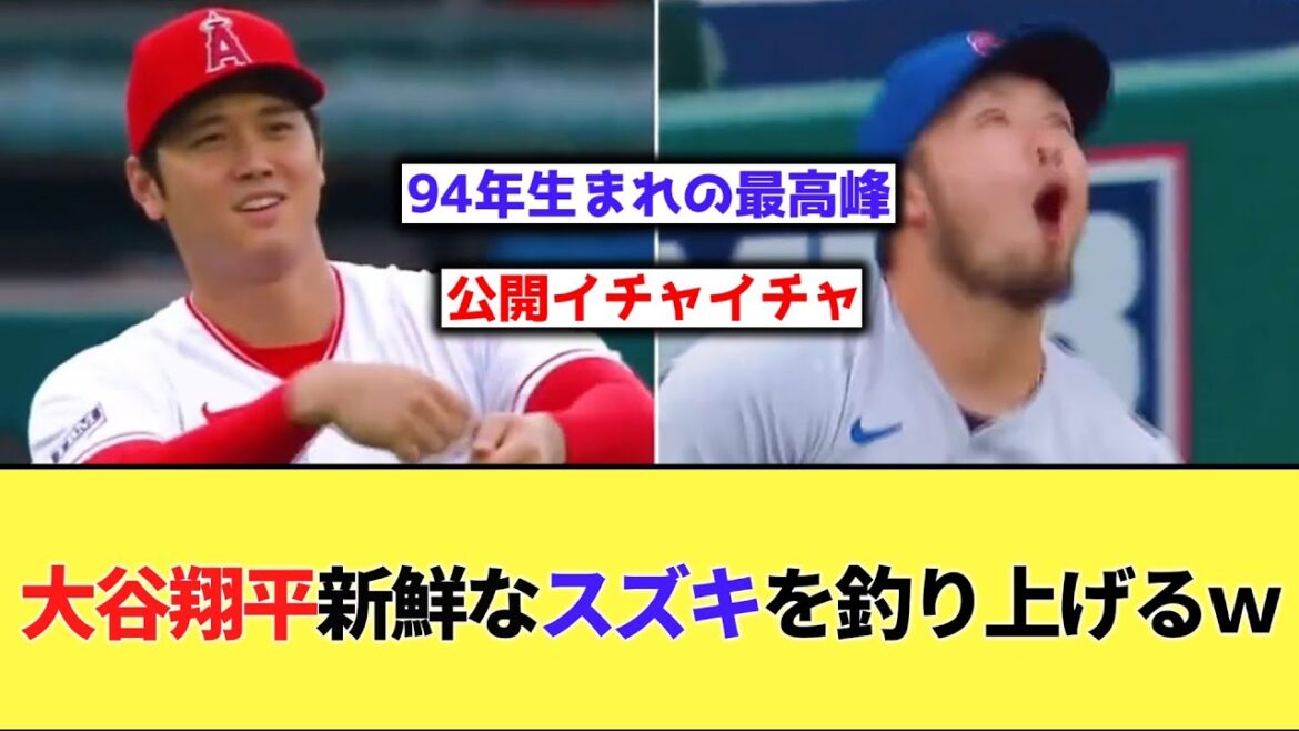 [Classmate]Shohei Otani Catch a fresh sea bass w[What J reaction]