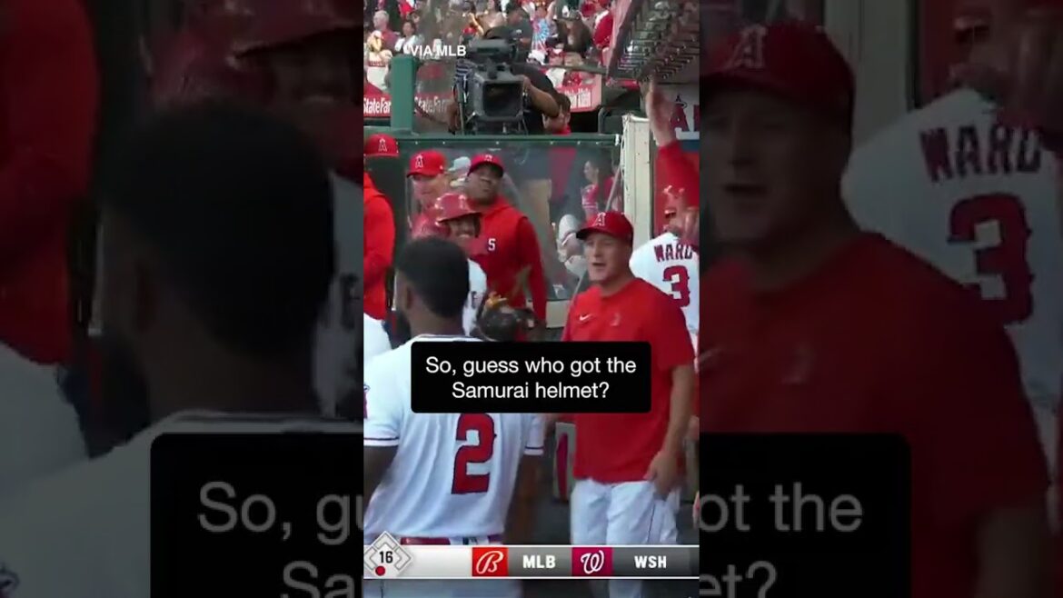 Ippei got to fill in for Shohei in the Kabuto HR Celebration #shorts Ippei got to fill in for Shohei in the Kabuto HR Celebration #shorts