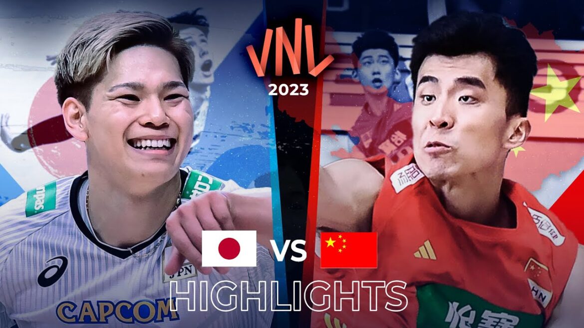 JAPAN vs CHINA | Highlights | Men's VNL 2023
