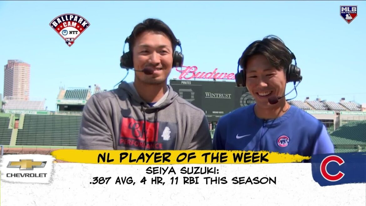 Seiya Suzuki joins the show