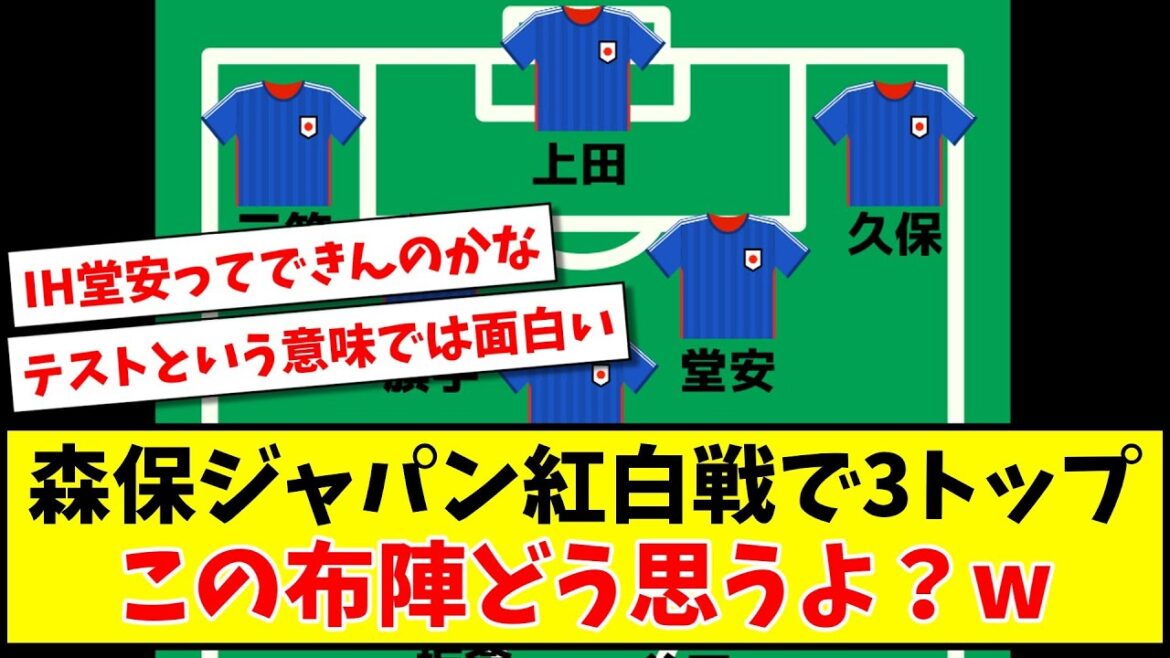 [Discussion]What do you think of this top 3 line-up in Moriyasu Japan?  w[2ch reaction][soccer thread]