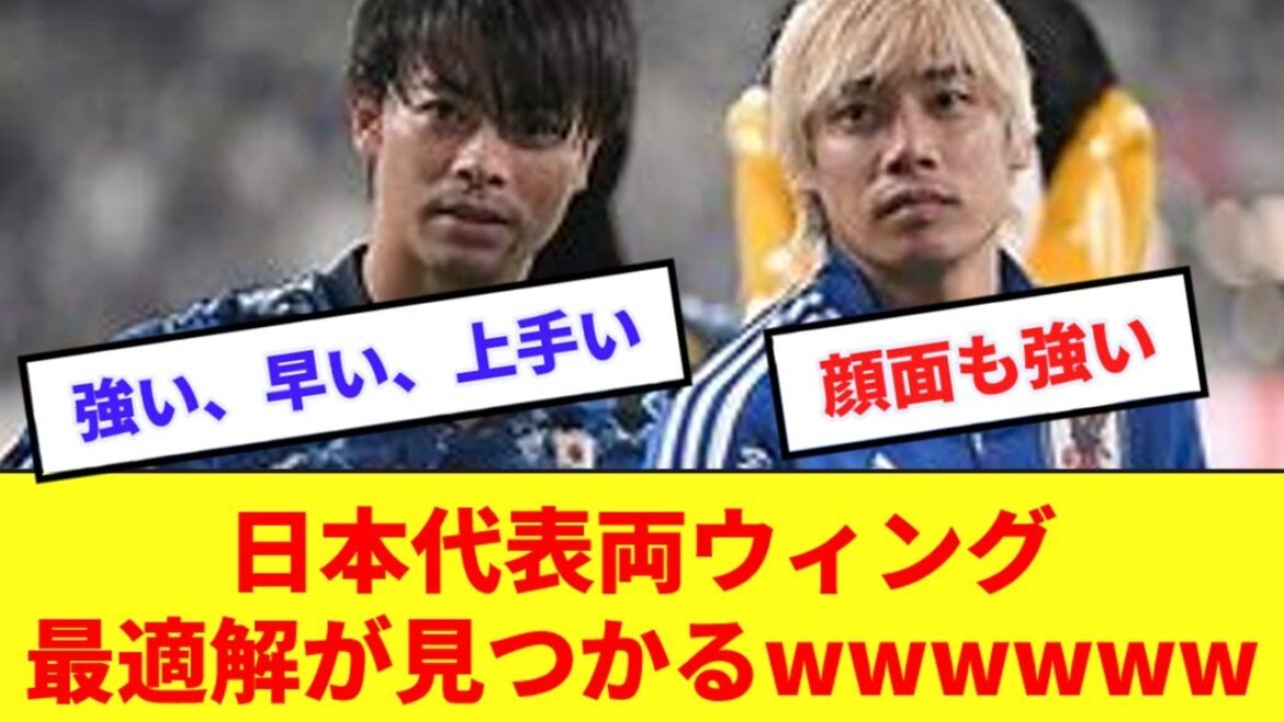 [Good news]Japan's strongest wings, wwwwww to decide