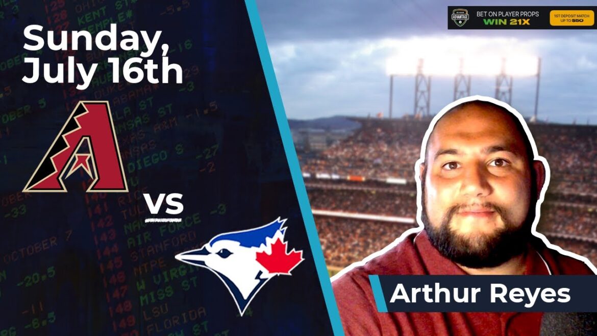 Diamondbacks vs Blue Jays, 7/16/2023: MLB Free Betting Pick From Arthur Reyes