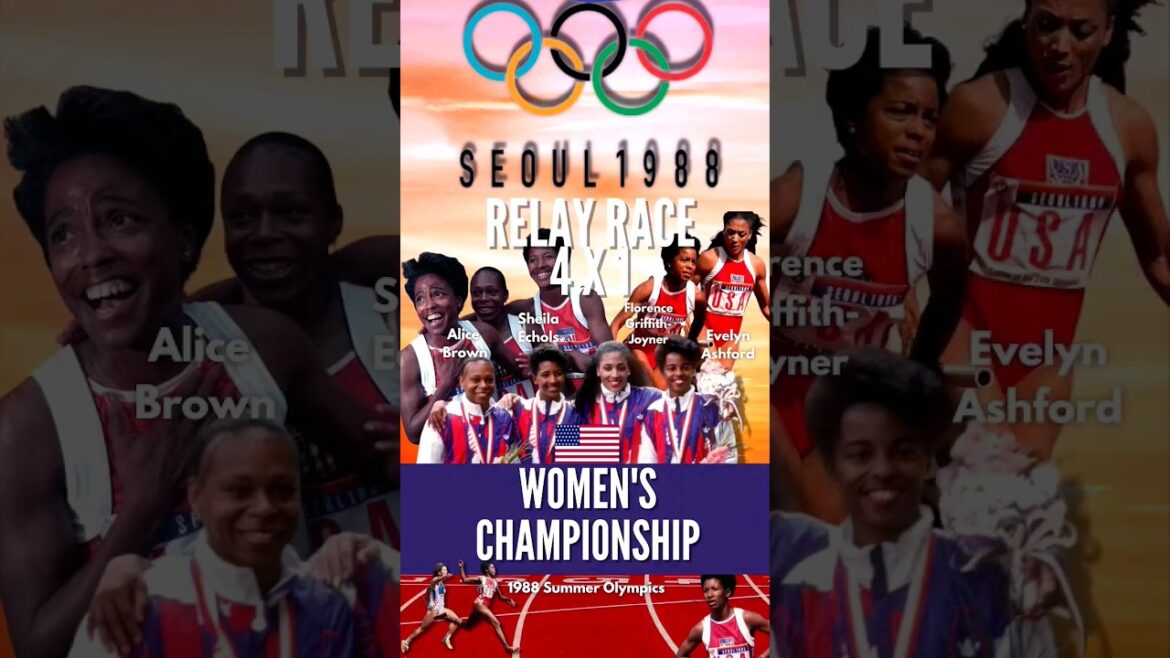1988 Women’s 4x100m Relay – USA WINS with Evelyn Ashford’s Thrilling Sprint To Finish Performance! 1988 Women's 4x100m Relay - USA WINS with Evelyn Ashford's Thrilling Sprint To Finish Performance!