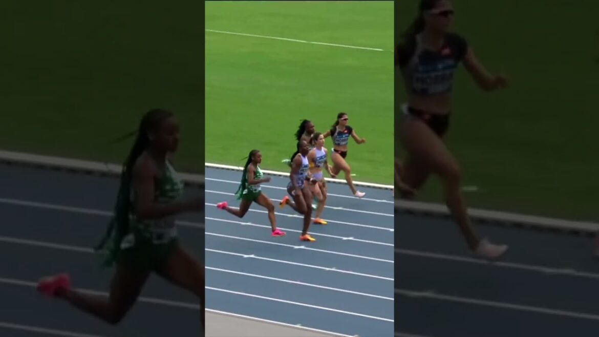 Sha’Carri Richardson turns on the JETS 😲🏃‍♀️