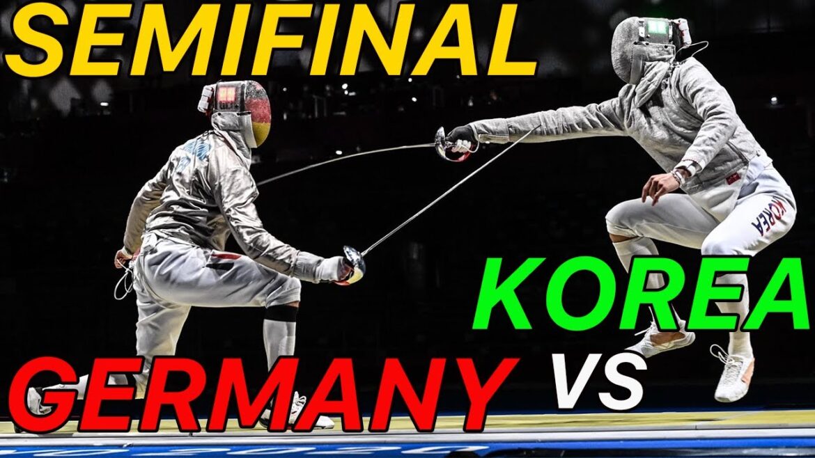 Tokyo 2021 [Semifinal] Korea v Germany |  Olympic Fencing |  Men's Saber Team Highlights Korean Team Tokyo Olympic Fencing