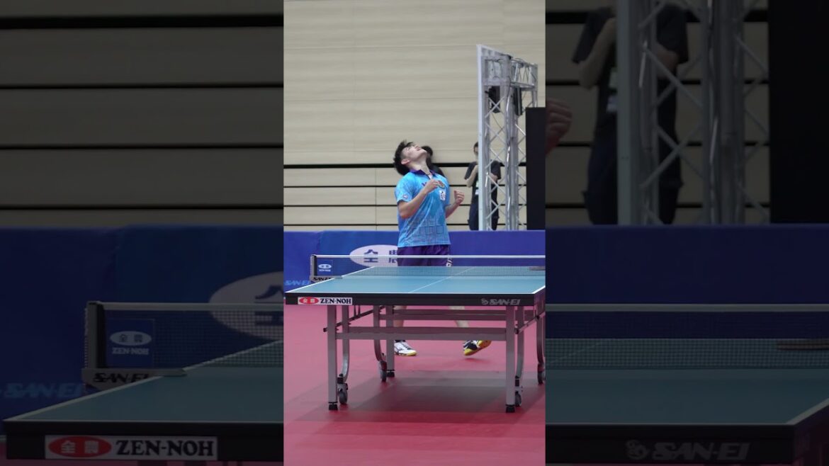 A full game that is too hot! The last is a ridiculous super rally 😱 ｜ Akira Yokoya vs Masaharu Yoshimura[5th Paris Olympics Japan national team selection meeting]#shorts