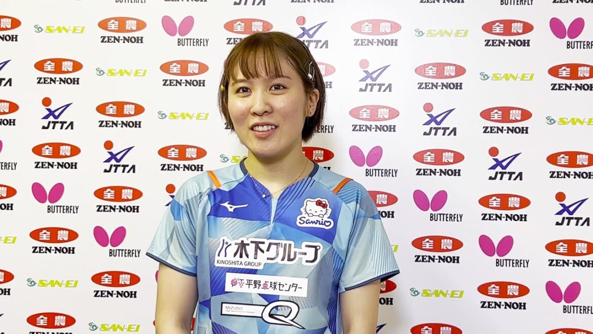 Miu Hirano loses to Mima Ito in the “Miumi Showdown” and finishes in 3rd place. Miu Hirano loses to Mima Ito in the "Miumi Showdown" and finishes in 3rd place.