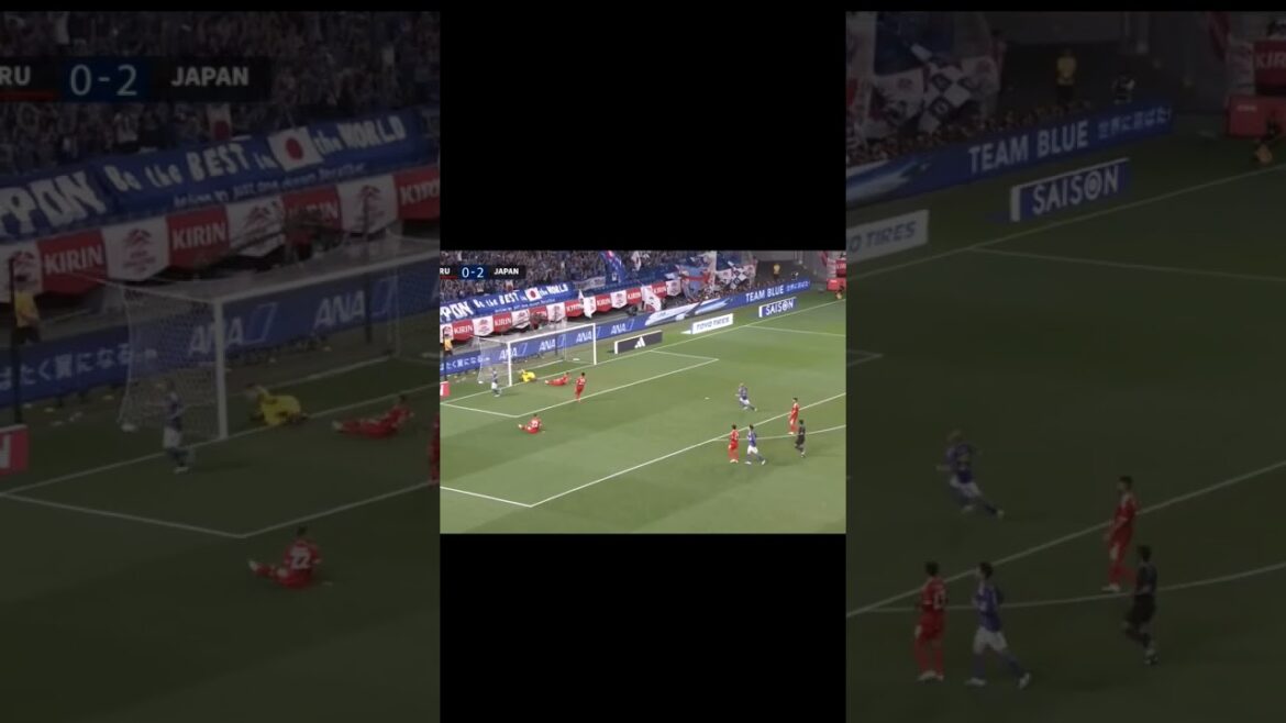 J. This 63' |  Japan vs Peru 2023 |  Friendly |  #rangrung23 #shorts #yearofyou